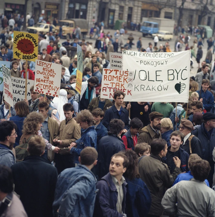 Protest przeciwko budowie elektrowni jądrowej