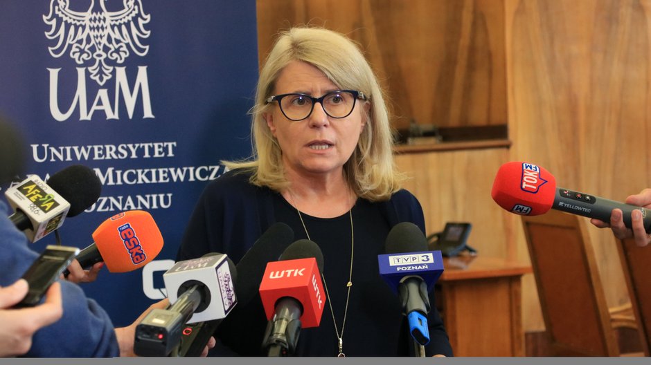 Prof. Bogumiła Kaniewska, rektorka UAM