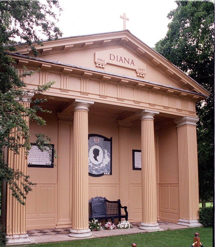 Mesto na kom je sahranjena princeza Dajana