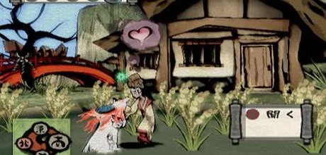 Screen z gry "Okami"