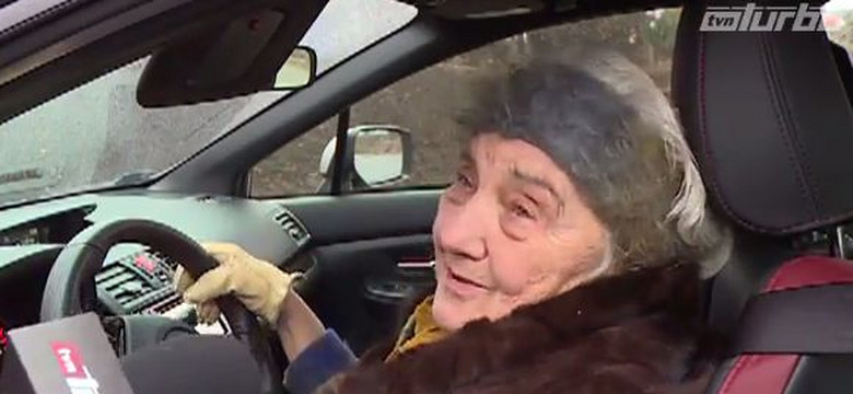 "Babciu, po co ci taki samochód? Ech, ty dupku żołędny...". 81-letnia kobieta w subaru nową gwiazdą sieci. WIDEO