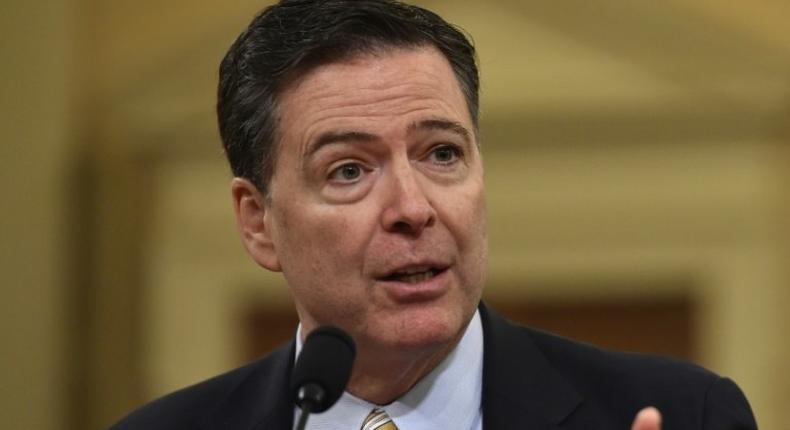 US President Donald Trump fired FBI director James Comey (pictured)