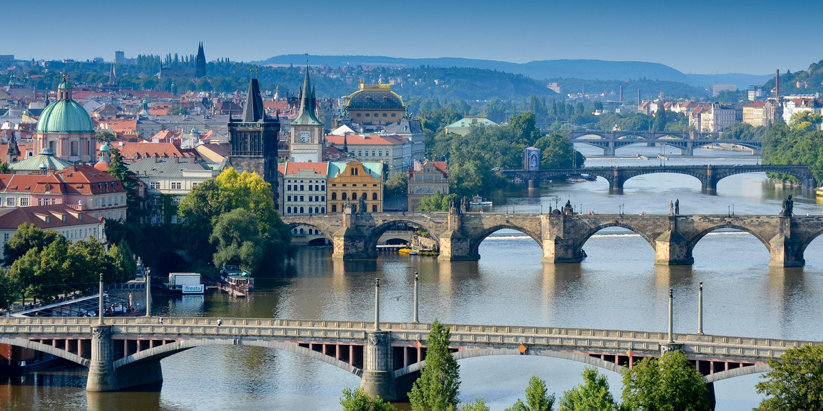 Praga w Czechach.