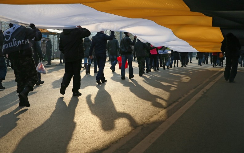 'Ruski marsz' w Moskwie