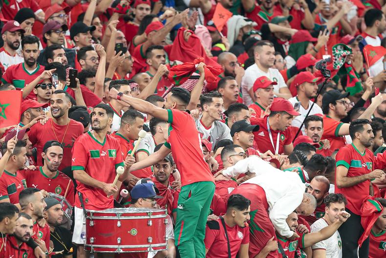 Morocco fans at the FIFA World Cup in Qatar