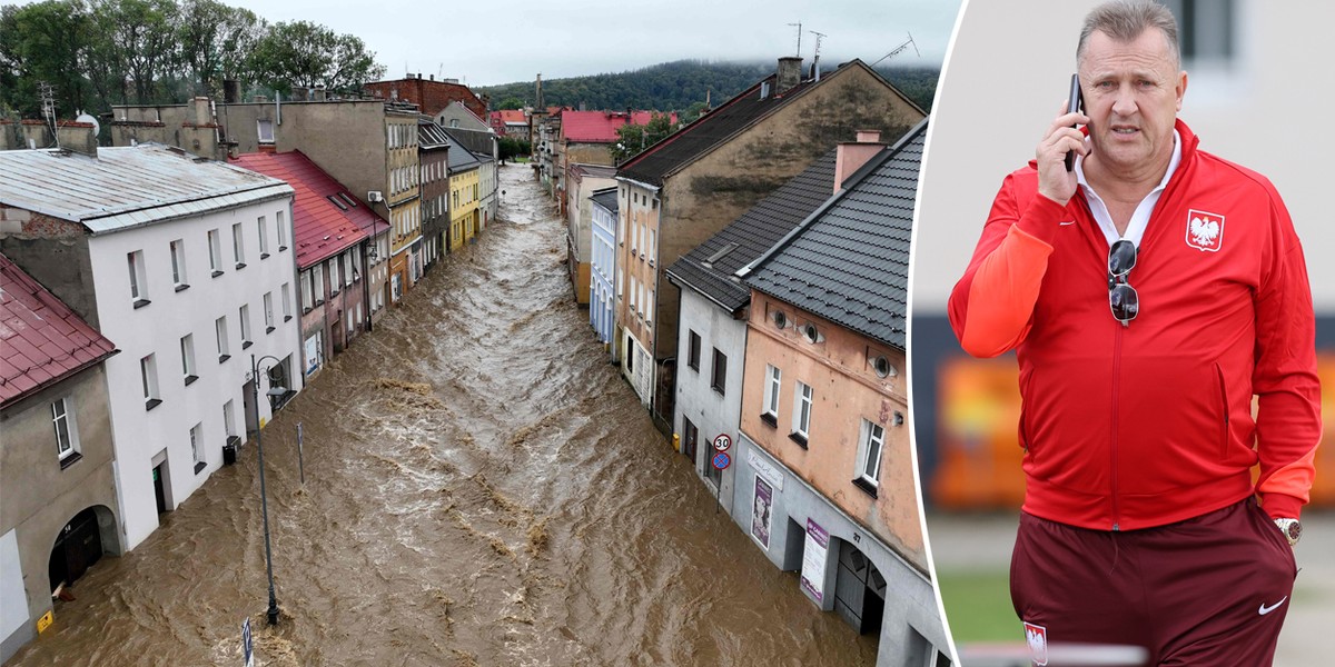 Cezary Kulesza wstrząśnięty skalą powodzi.