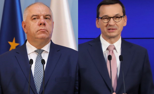 Jacek Sasin i Mateusz Morawiecki