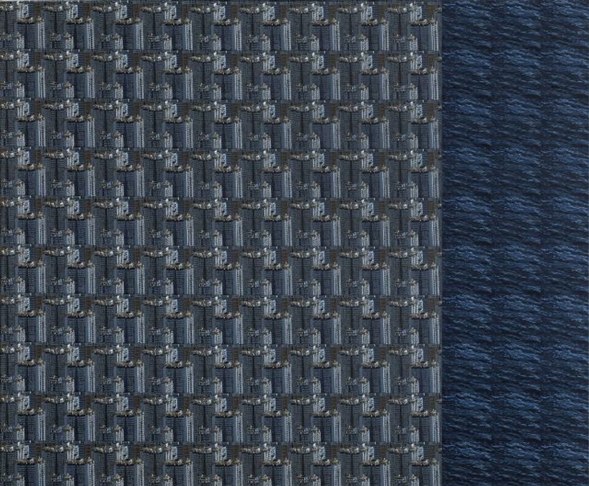 Ivan Šuletić, Waterfront diptih, ulje na platnu 200x240 cm