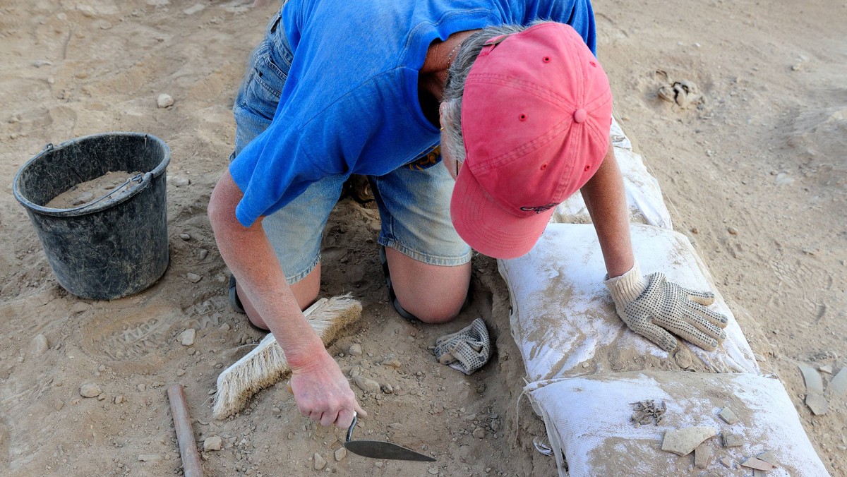 Bogato wyposażony grób wojownika pochodzący z przełomu I i II wieku n.e. to jedno z ciekawszych znalezisk, które odkryli archeolodzy podczas wykopalisk na cmentarzysku grupy lubuskiej z okresu wpływów rzymskich w Czelinie (Zachodniopomorskie).