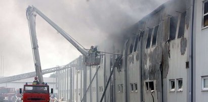 Wielki pożar w centrum handlowym. Foto