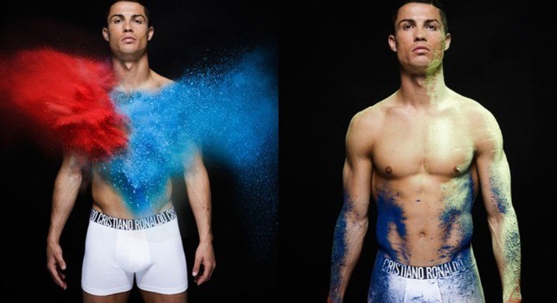 5th CR7 underwear Spring/Summer 'Color Splash' 2016 collection.