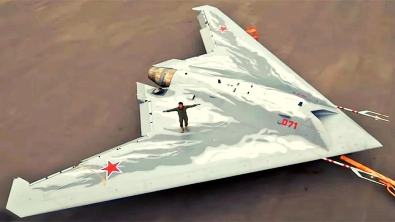 Prototyp nowego rosyjskiego drona S-70