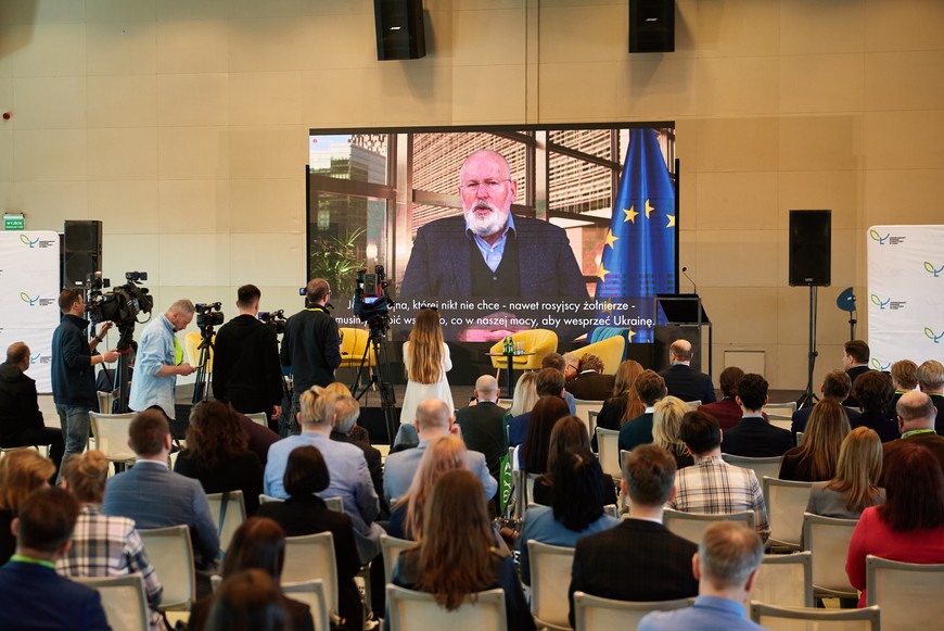 Frans Timmermans, wiceprzewodniczący Komisji Europejskiej wziął udział w łódzkim Samorządowym Kongresie Klimatycznym