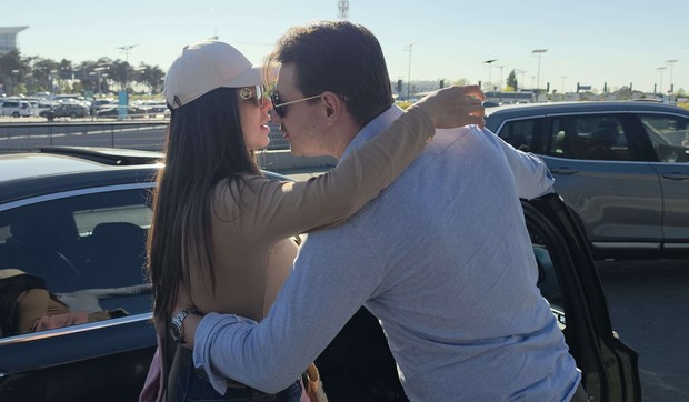 Tanja Savić i Muki na aerodromu