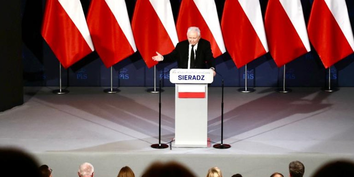 Prezes PiS Jarosław Kaczyński