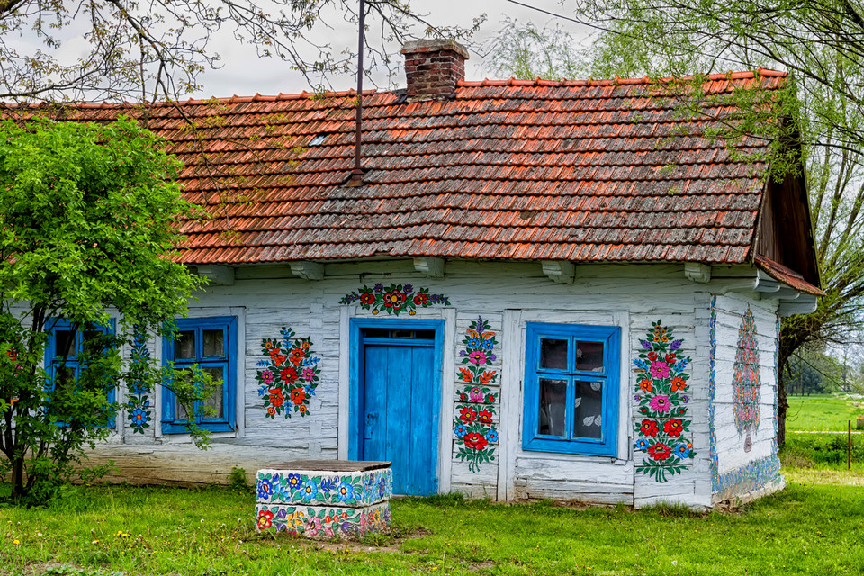 Kolorowa wieś Zalipie, Małopolskie