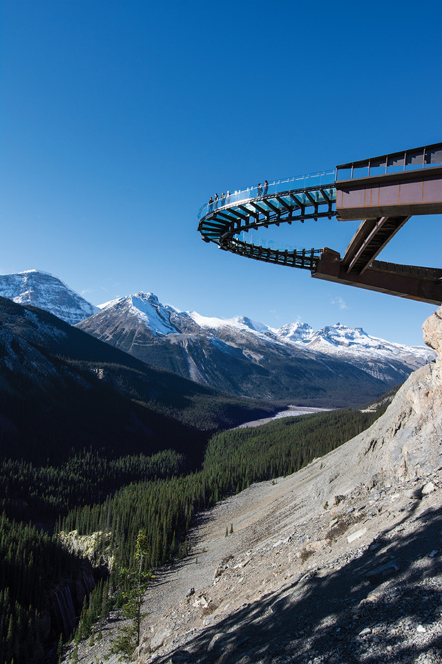 Glacier Skywalk w Kanadzie