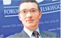 Wiktor Wojciechowski, członek zarządu i dyrektor działu analitycznego Forum Obywatelskiego Rozwoju Fot. Wojciech Górski