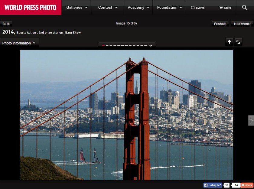 World Press Photo 2014 rozstrzygnięte. Zobacz najlepsze sportowe zdjęcia!