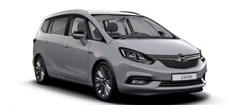 Opel Zafira z nowym przodem i wnętrzem