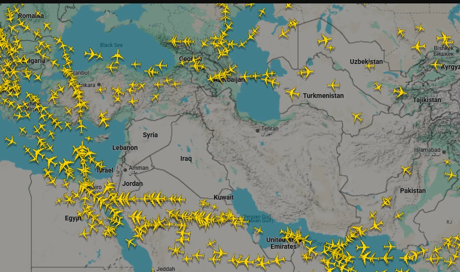 Nebo nad Bliskim istokom nakon napada Amerikanaca na Iran