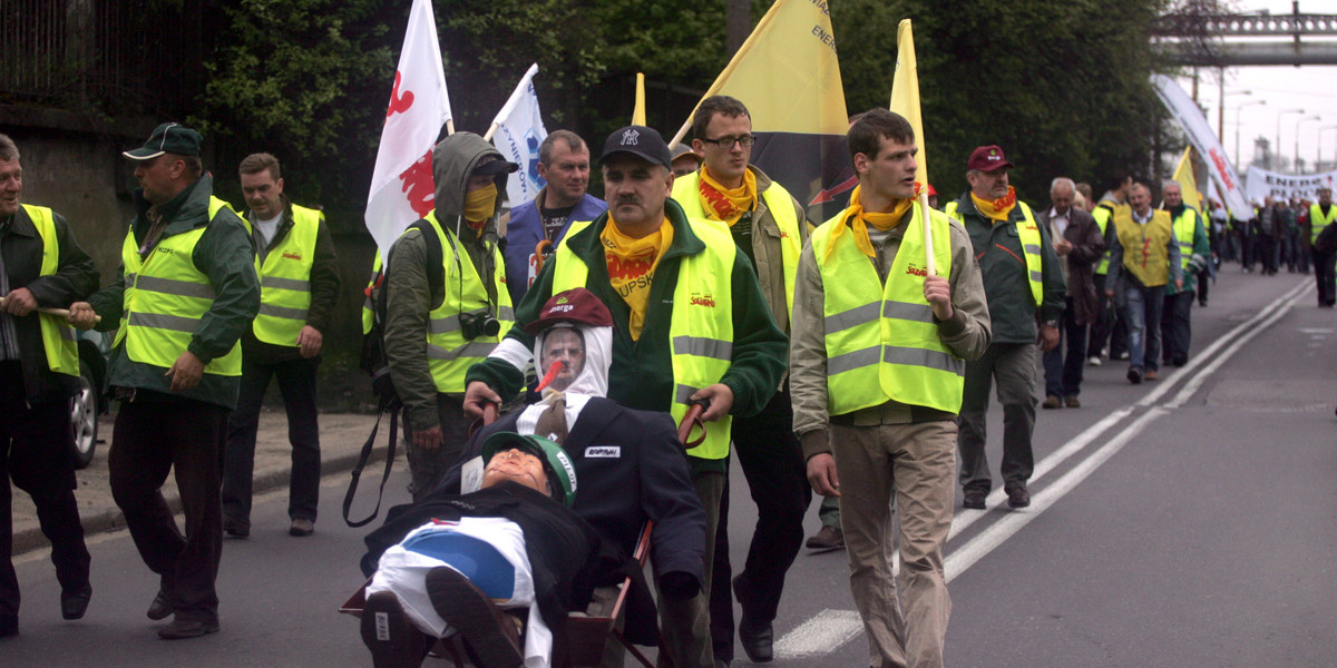 Protest pracowników Energa