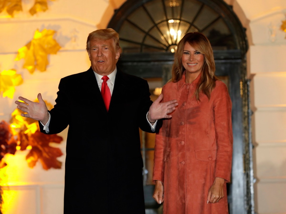 Melania i Donald Trumpowie