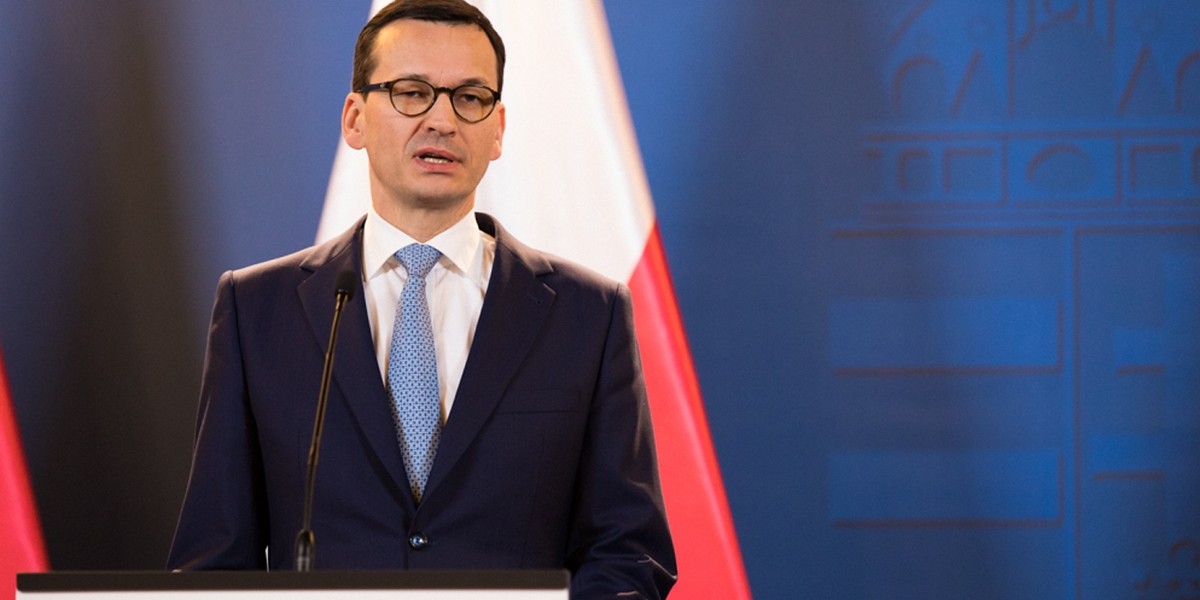 Na zdjęciu premier Mateusz Morawiecki.