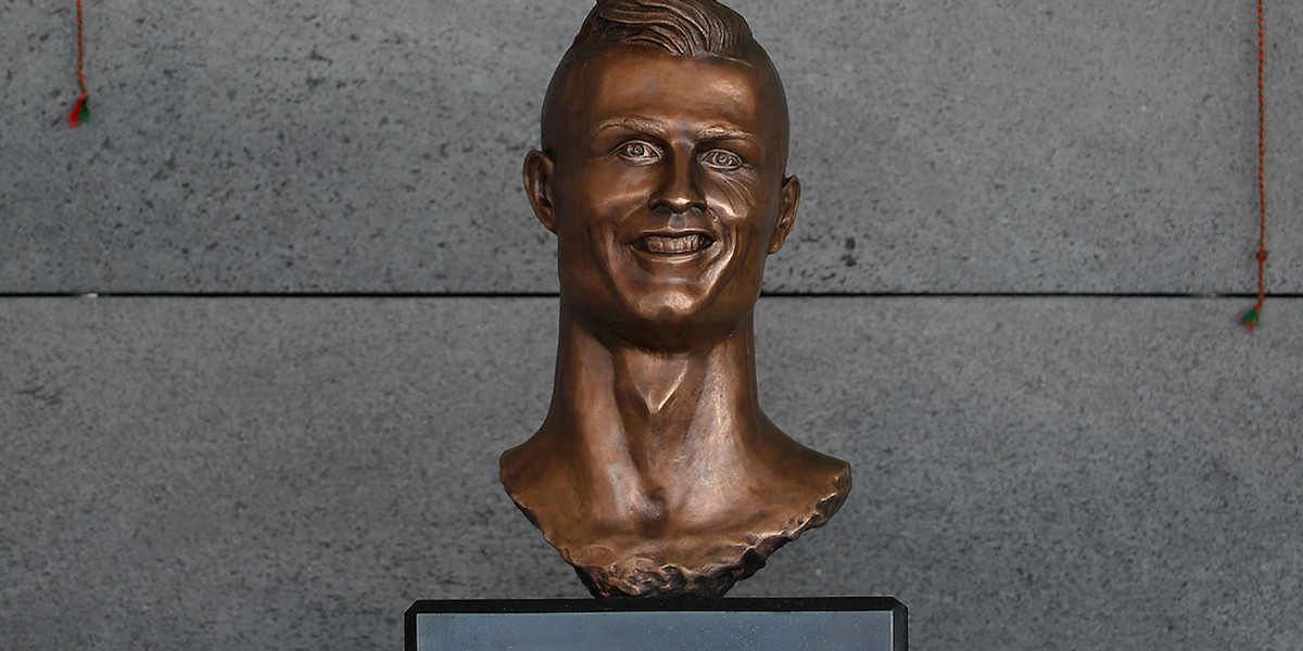 This Ronaldo statue is being mercilessly mocked on social media