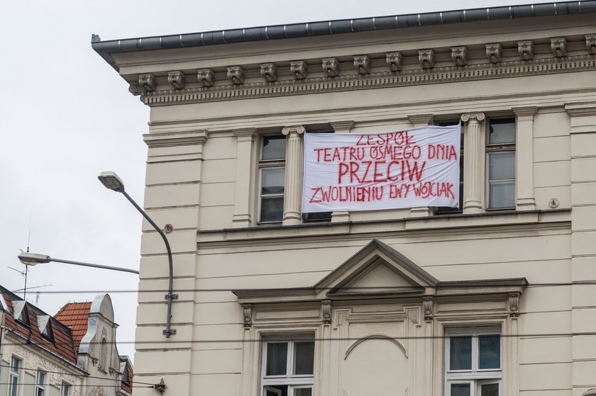 Protest pracowników Ósemek