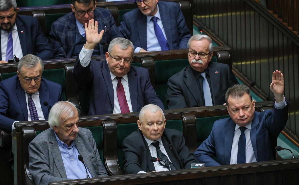 Jarosław Kaczyński, Mariusz Błaszczak, Ryszard Terlecki, Leonard Krasulski, Andrzej Adamczyk, Piotr Gliński