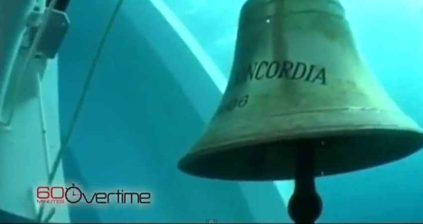 Zvono na brodu   Kapetan Kukavica je optužen za ubistvo iz nehata Kapetan Frančesko Sketino je optužen za ubistvo iz nehata, izazivanje nesreće i napuštanje broda, na kome se nalazilo oko 4.000 putnika i članova posade. Njemu preti kazna zatvora do 20 godina. Kruzer težak 114.500 tona udario je u stene pošto je Sketino pokušao da izvede manevar poznat kao “pozdrav” - kako bi putnicima pokazao ostrtvo, a ostrvljanima brod.