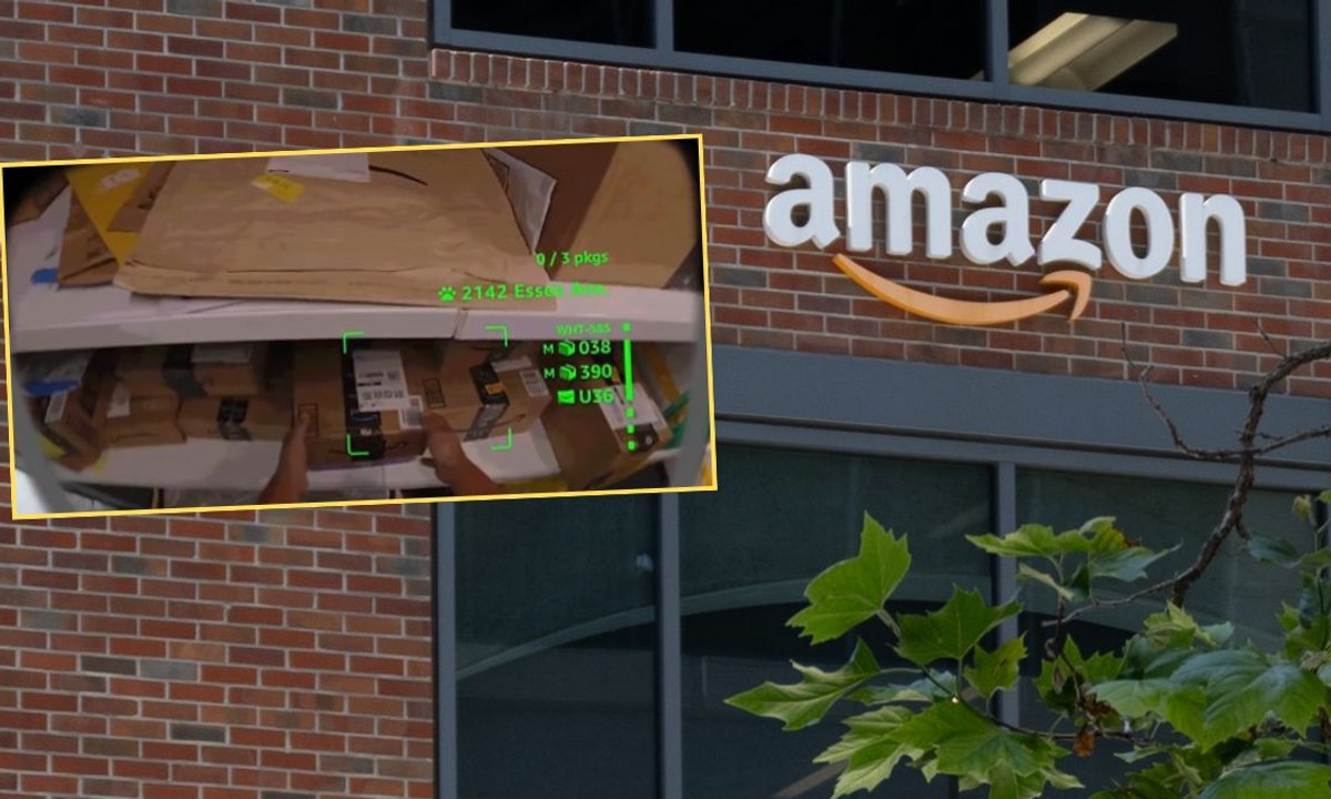 Amazon testuje okulary śledzące kurierów. Pojawiają się pytania