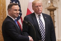 United States President Donald J. Trump and the President of the Republic of Poland Andrzej Duda hold a news conference at The White House