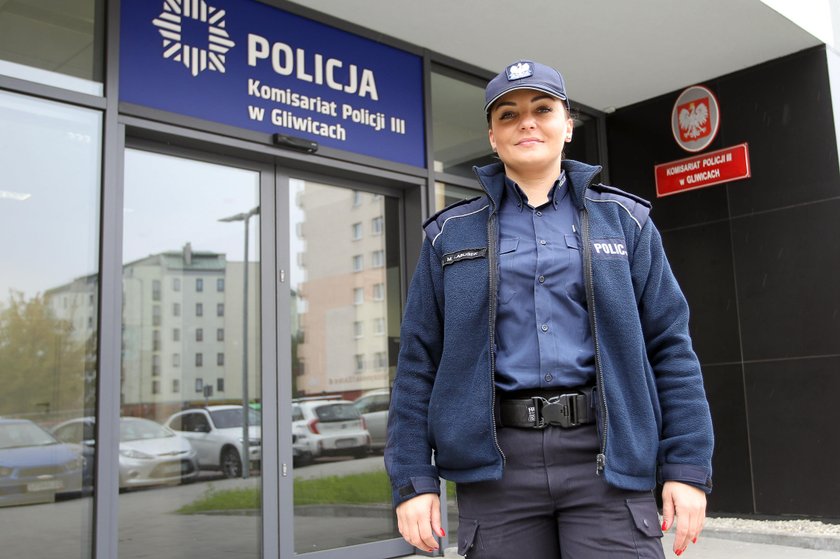 Michalina Labusek, dzielnicowa z 3 komisariatu policji w Gliwicach