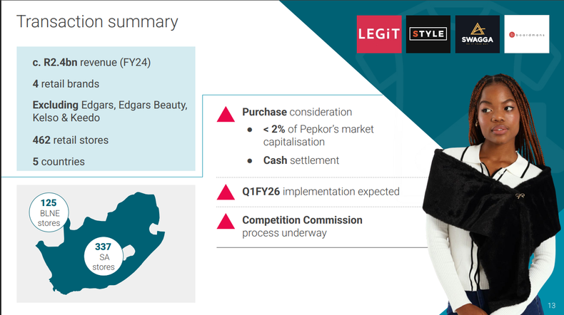 All regulatory approvals have been secured, with the transaction becoming effective on 2 November 2025.