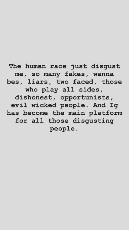 According to her, the human race is disgusting to her at the moment and wishes to elope with her daughter and never come back. [Instagram/Laplubelle]