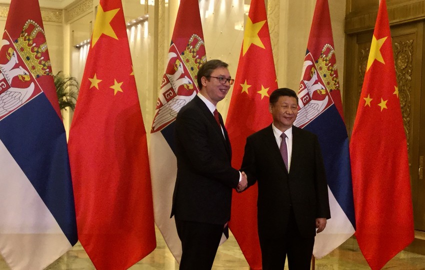 Aleksandar Vučić i Si Đinping