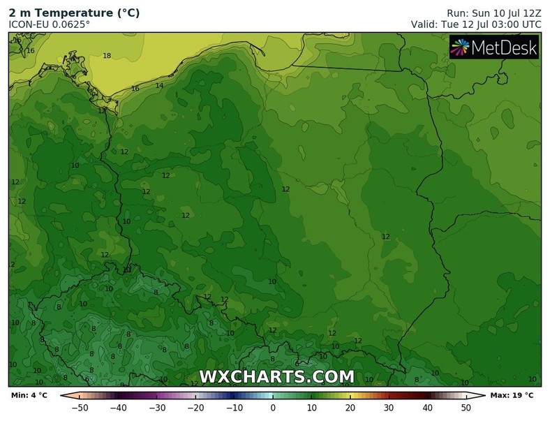 To nie będzie ciepła noc