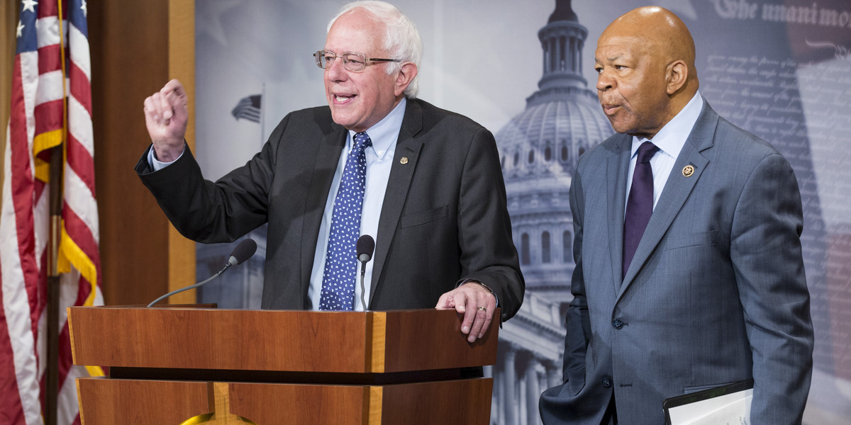 US Sen. Bernie Sanders (I-Vermont) and Rep. Elijah Cummings (D-Maryland) are critics of pharmaceutical drug price increases.