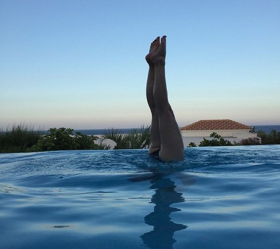 Kinga Rusin na wakacjach