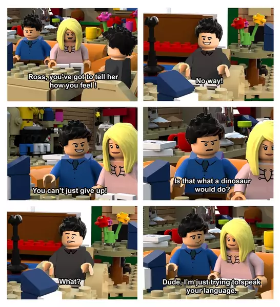 Przyjaciele w wersji LEGO