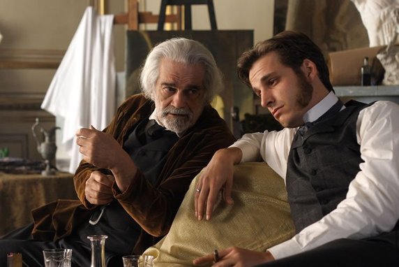 Omar Sharif jako Hans Canon oraz Max von Thun jako Rudolf w filmie "Arcyksiążę Rudolf" (2006)