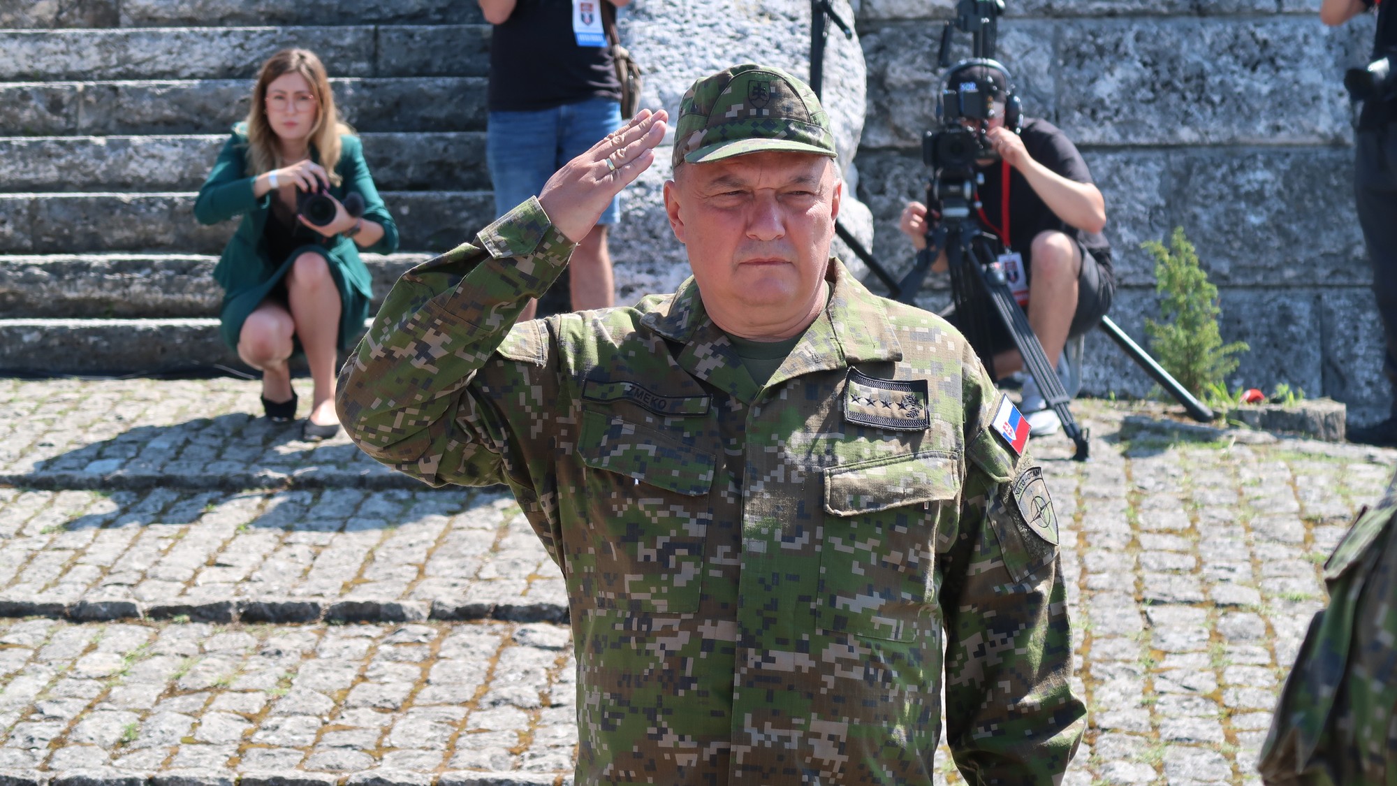 Náčelník Generálneho štábu Ozbrojených síl SR Daniel Zmeko.