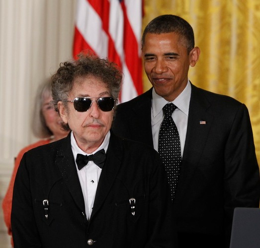 Bob Dylan uhonorowany 'Medal of Freedom' przez Baracka Obamę
