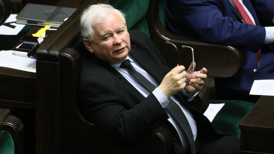 Jarosław Kaczyński w Sejmie