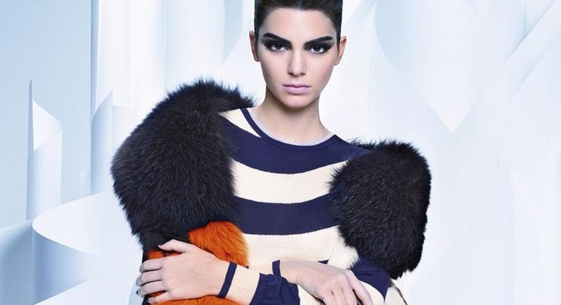 Model wears short hair look for Fendi F/W 2016 campaign