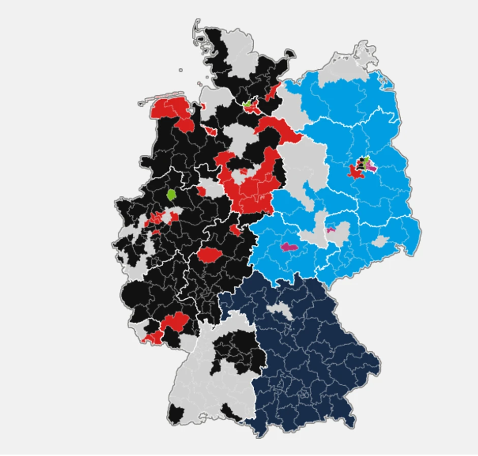 Podela Nemačke nakon izbora