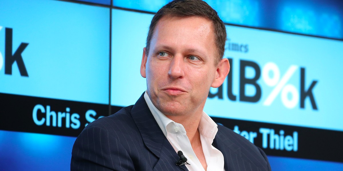 Founders Fund partner Peter Thiel.