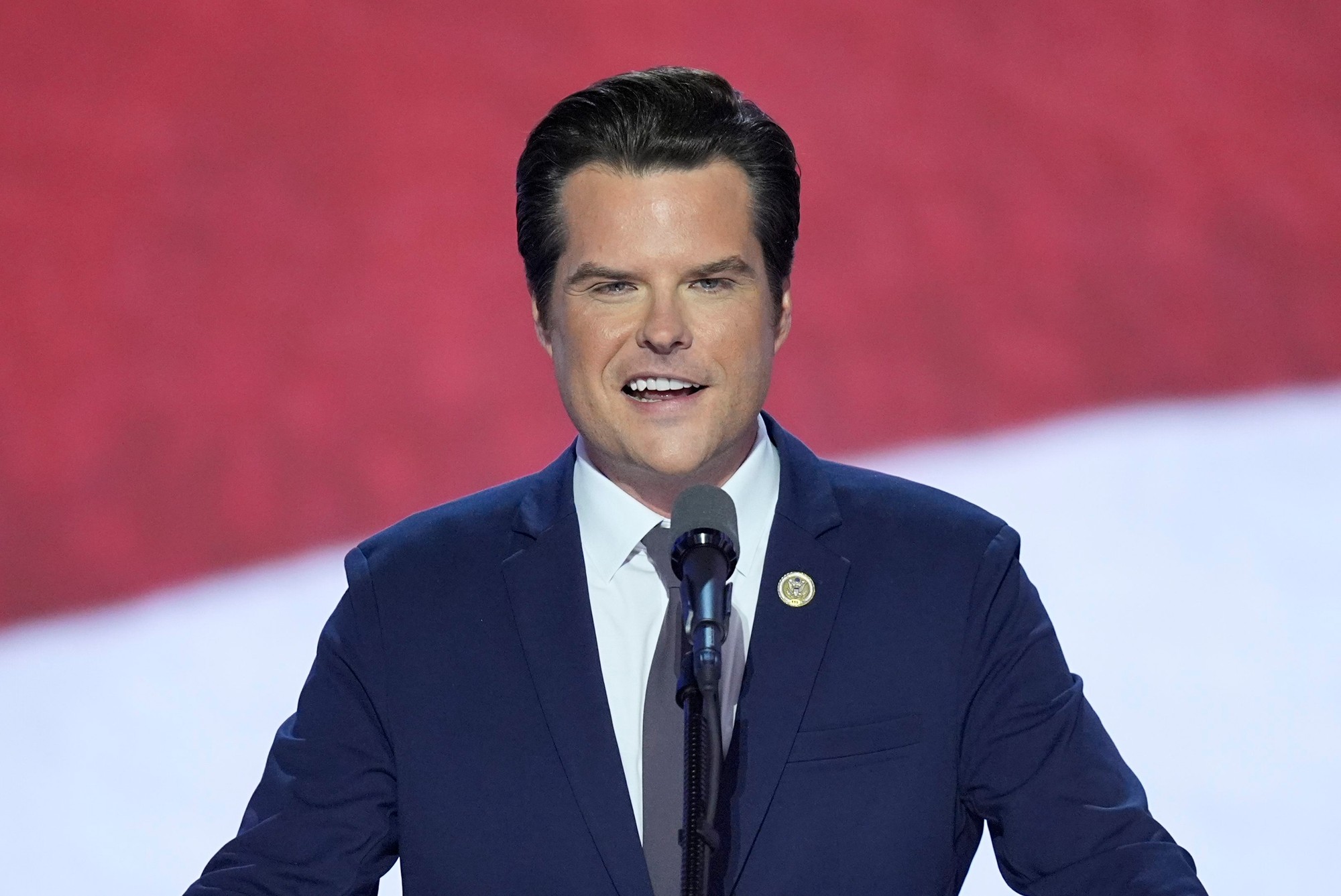 Bývalý americký kongresman Matt Gaetz.